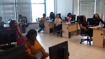 Business training session