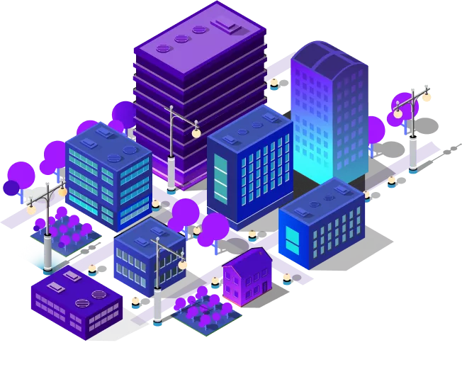 Modern business cityscape