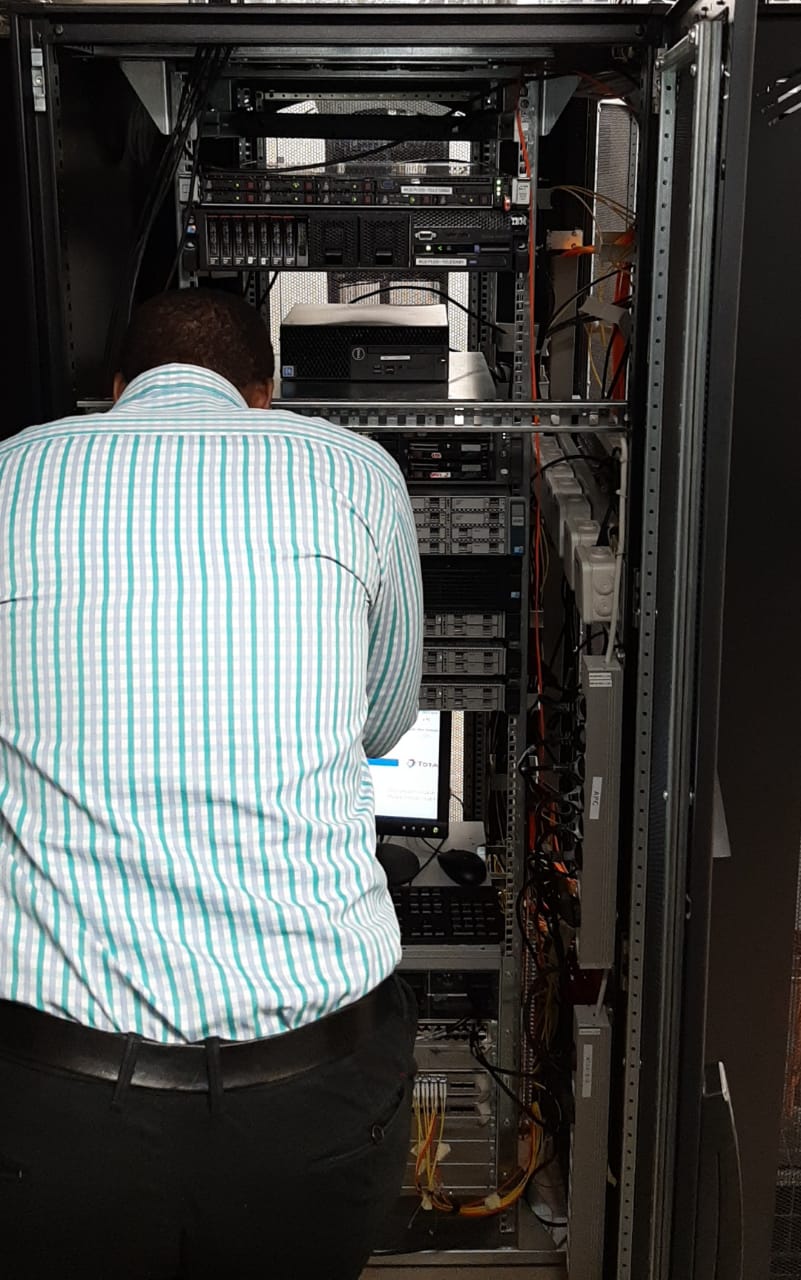 Modern server room